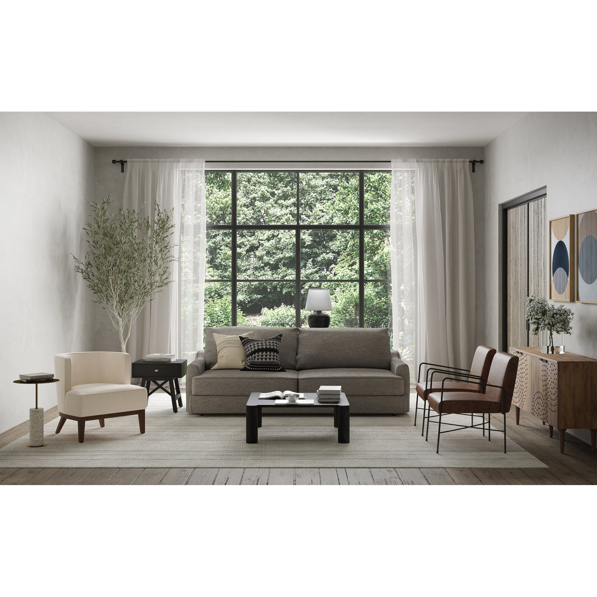 Dagwood Leather Armchair – 22" Accent Chair (3)