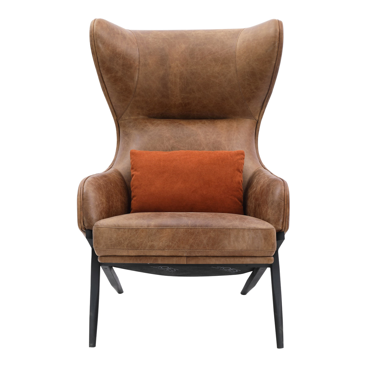 Amos Leather Accent Chair – 28" Accent Chair (1)