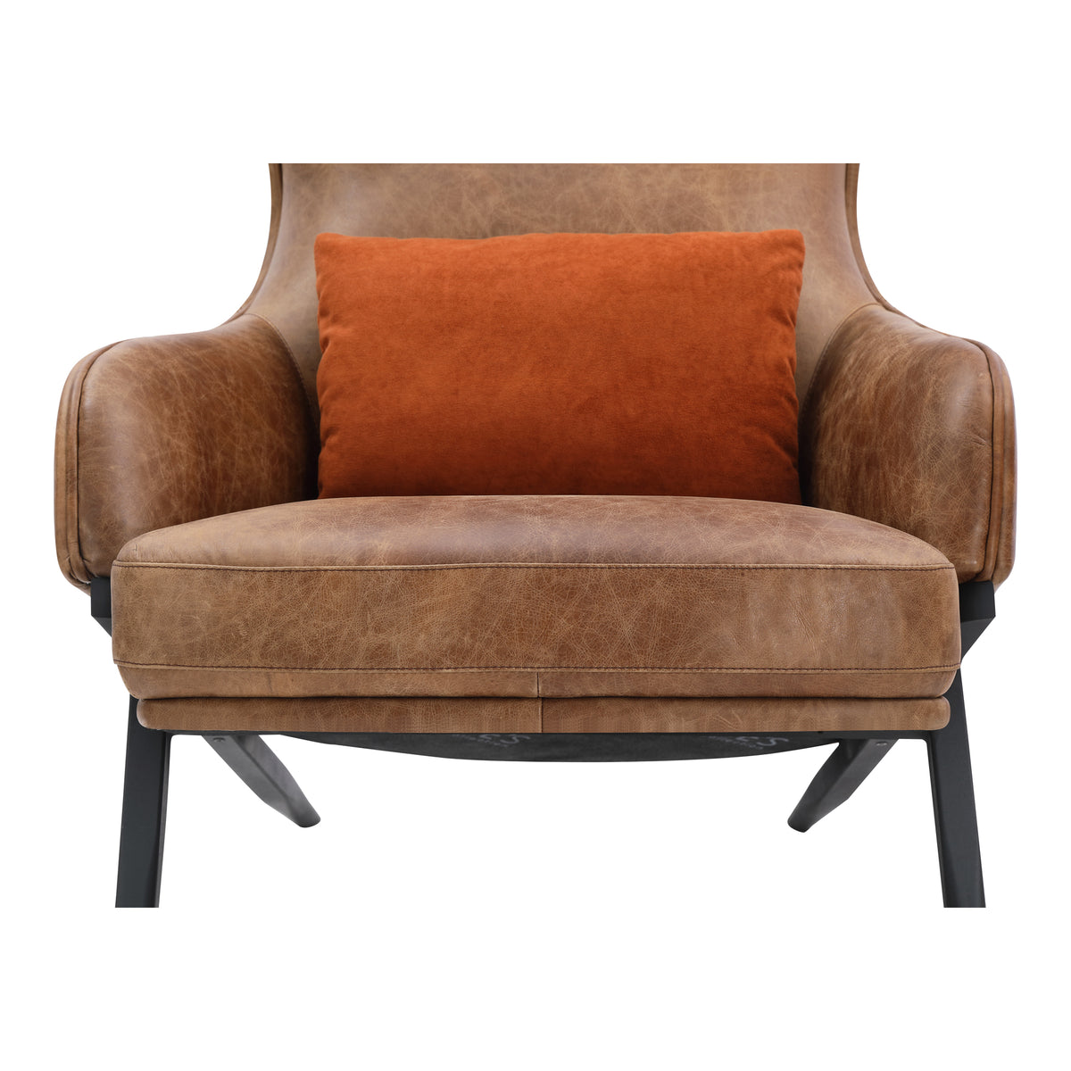 Amos Leather Accent Chair – 28" Accent Chair (4)