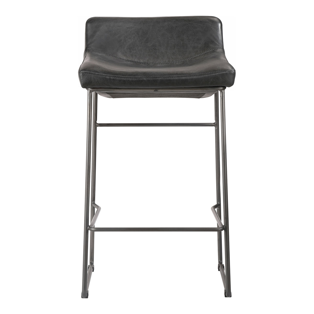 Starlet Counter Stool Set of 2 – 17" Leather Counter Stools (2 Colors) (4)