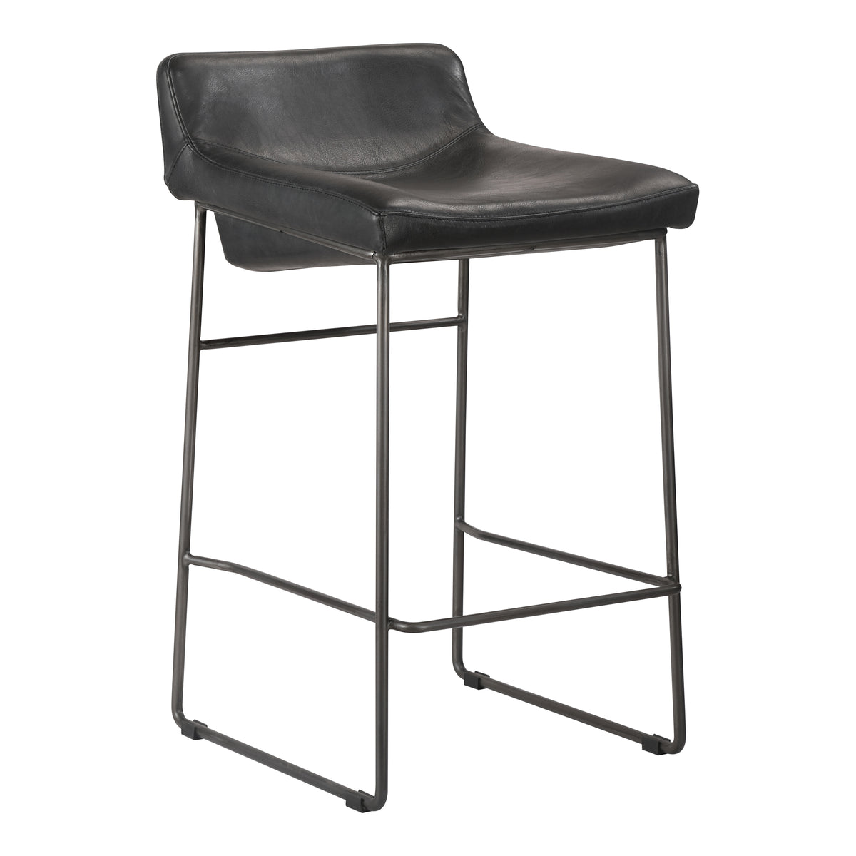 Starlet Counter Stool Set of 2 – 17" Leather Counter Stools (2 Colors) (6)