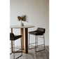 Starlet Counter Stool Set of 2 – 17" Leather Counter Stools (2 Colors) (12)
