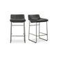 Starlet Counter Stool Set of 2 – 17" Leather Counter Stools (2 Colors) (5)