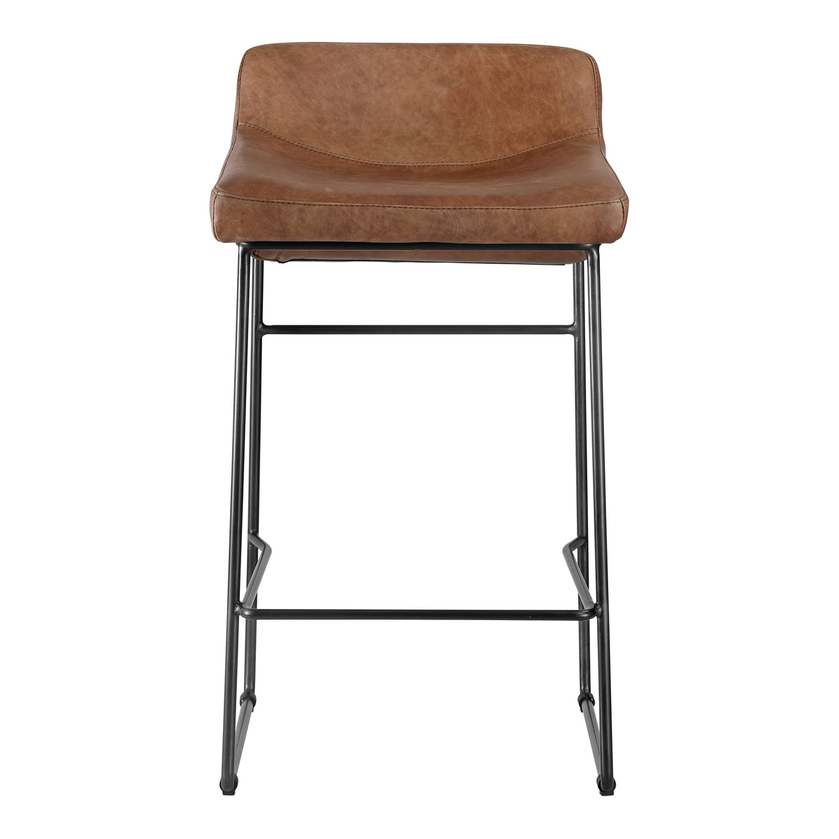 Starlet Counter Stool Set of 2 – 17" Leather Counter Stools (2 Colors) (16)