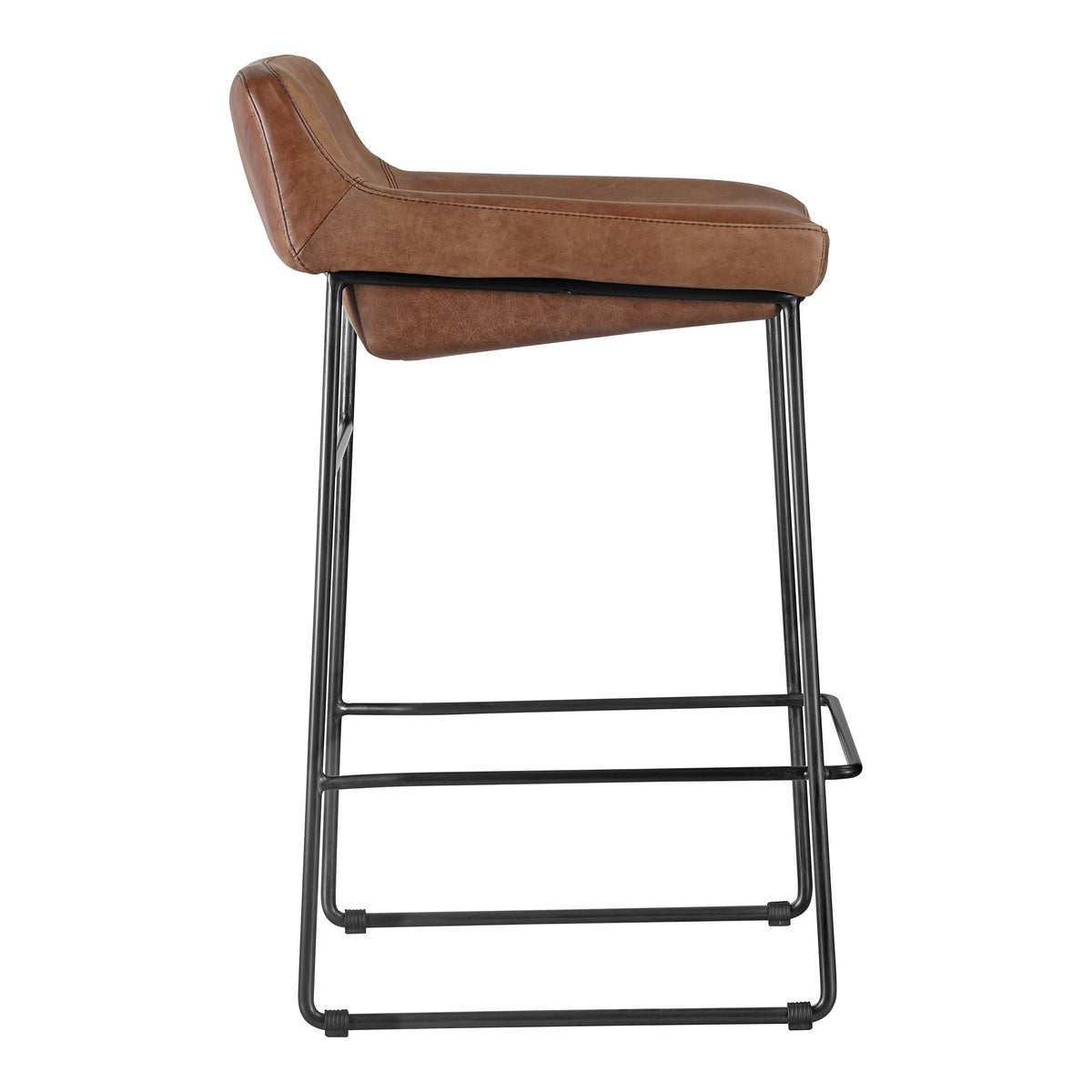 Starlet Counter Stool Set of 2 – 17" Leather Counter Stools (2 Colors) (19)