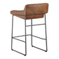 Starlet Counter Stool Set of 2 – 17" Leather Counter Stools (2 Colors) (21)