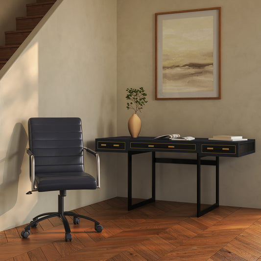 Roy Office Chair – 21.85" Leather Swivel Office Chair (9)