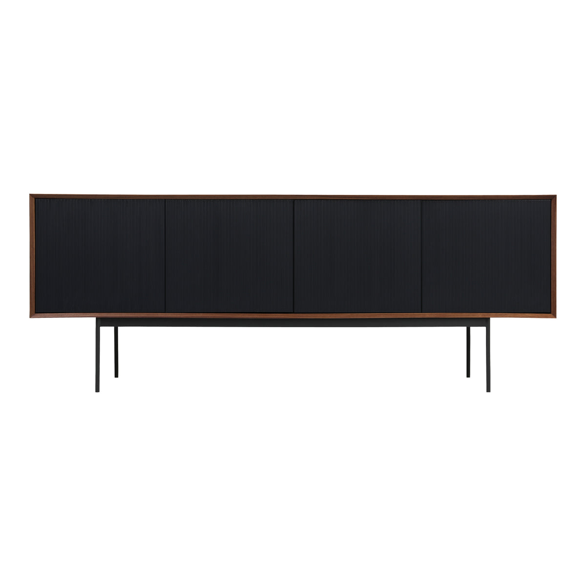 Araya Sideboard – 87" Walnut Veneer Sideboard (1)