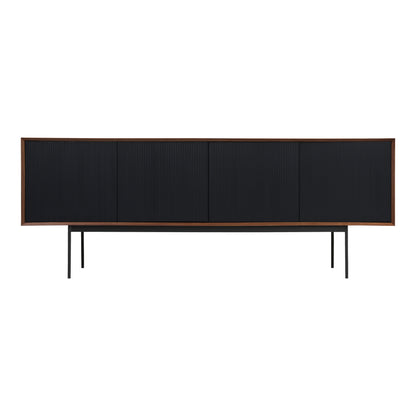 Araya Sideboard – 87" Walnut Veneer Sideboard (1)