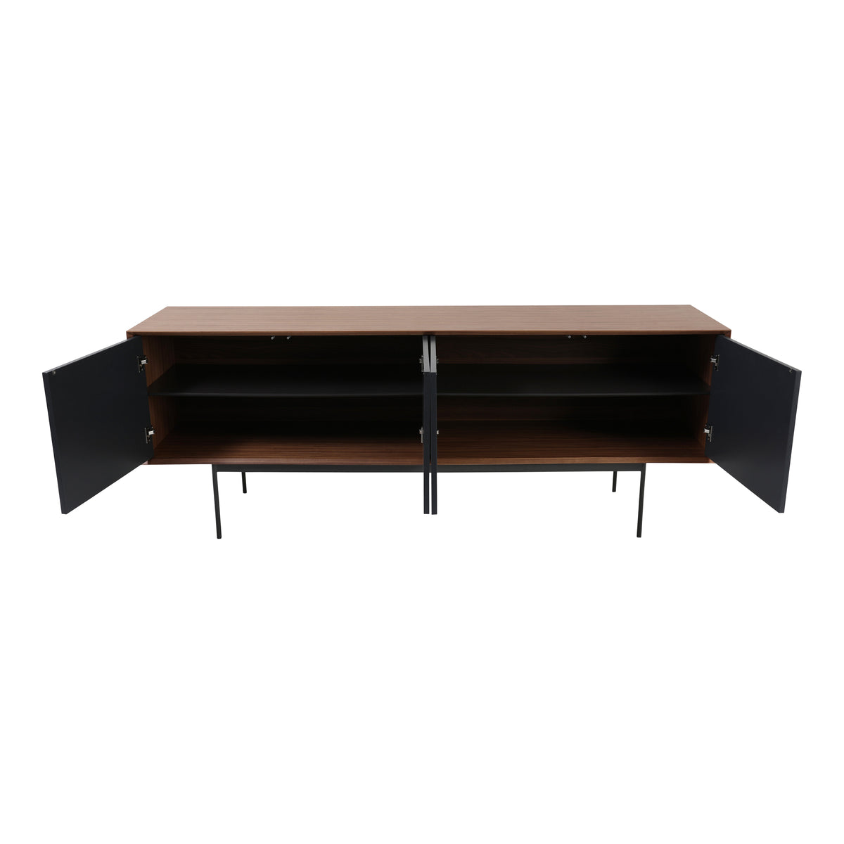 Araya Sideboard – 87" Walnut Veneer Sideboard (2)