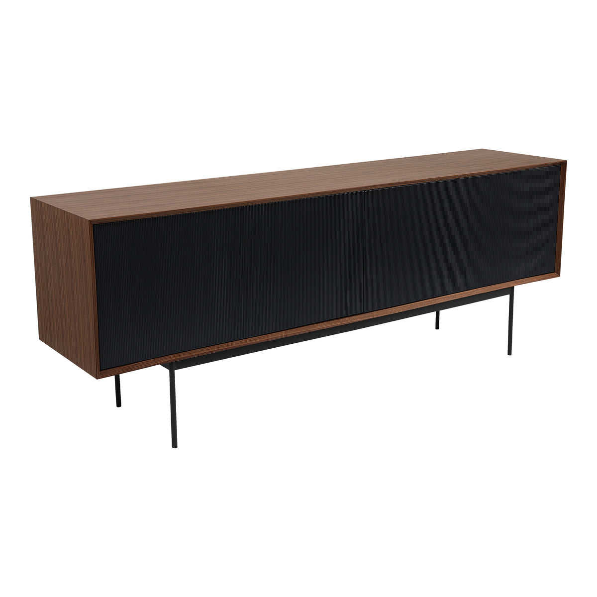 Araya Sideboard – 87" Walnut Veneer Sideboard (3)