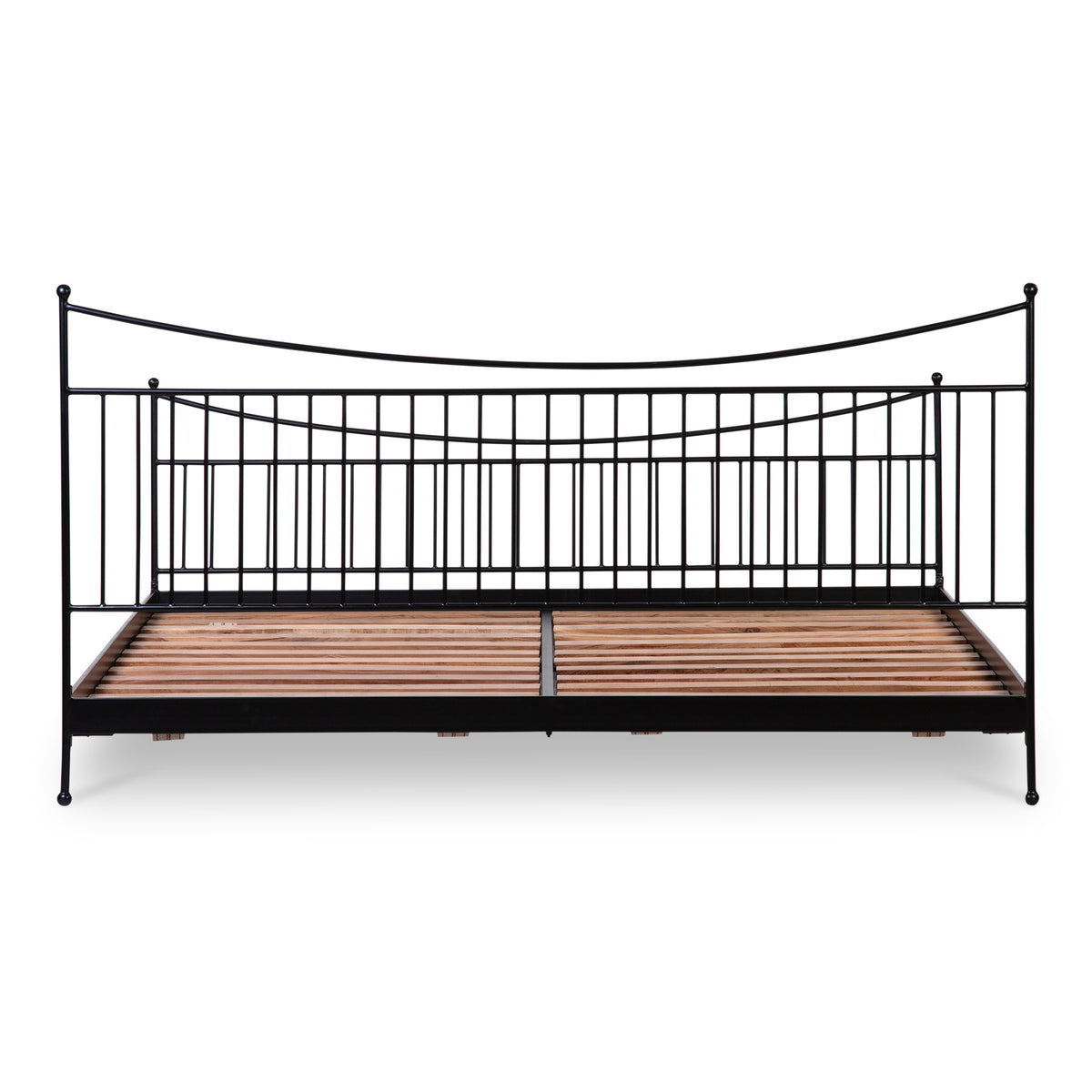 Monet Bed – 63.5" Iron and Acacia Bed (15)