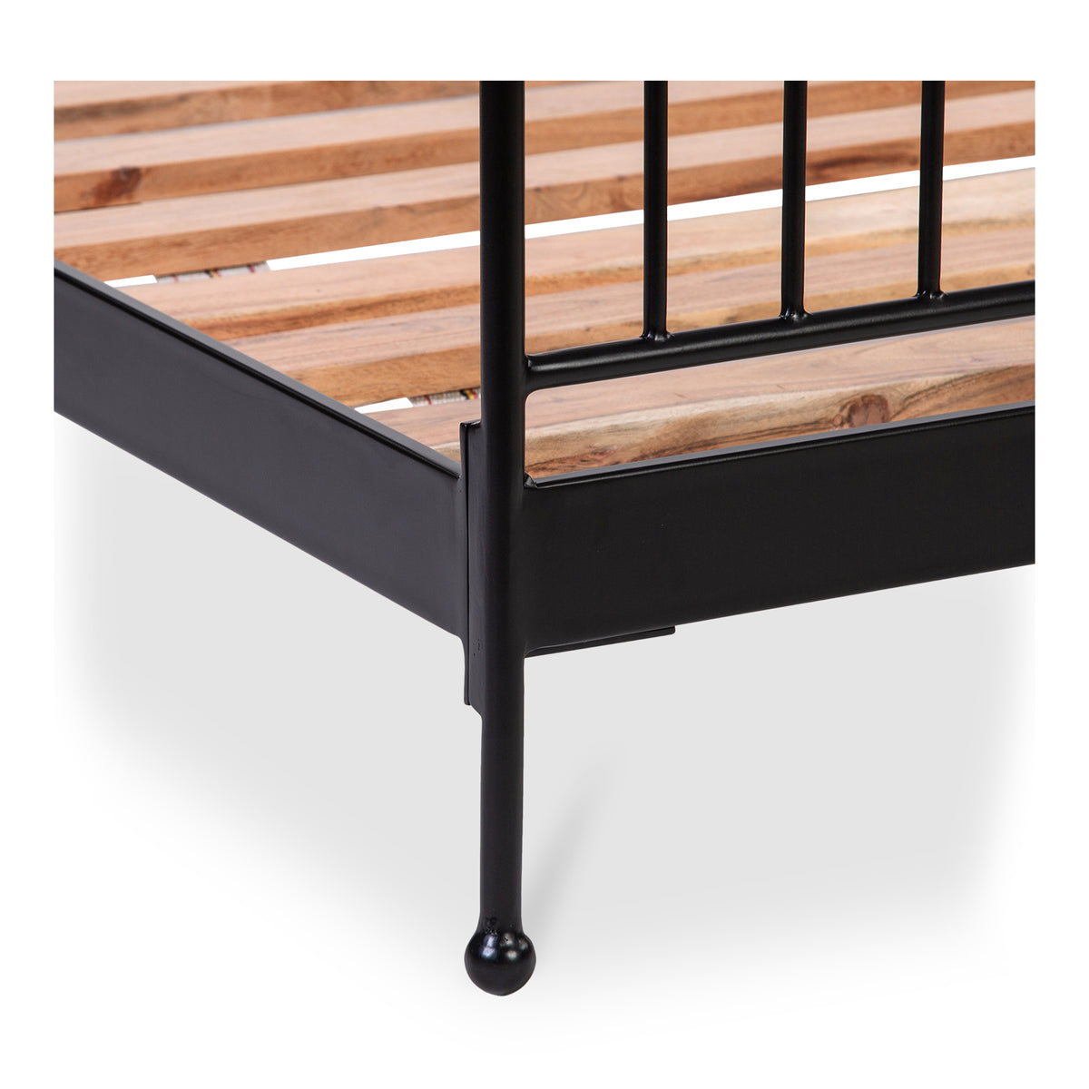 Monet Bed – 63.5" Iron and Acacia Bed (16)