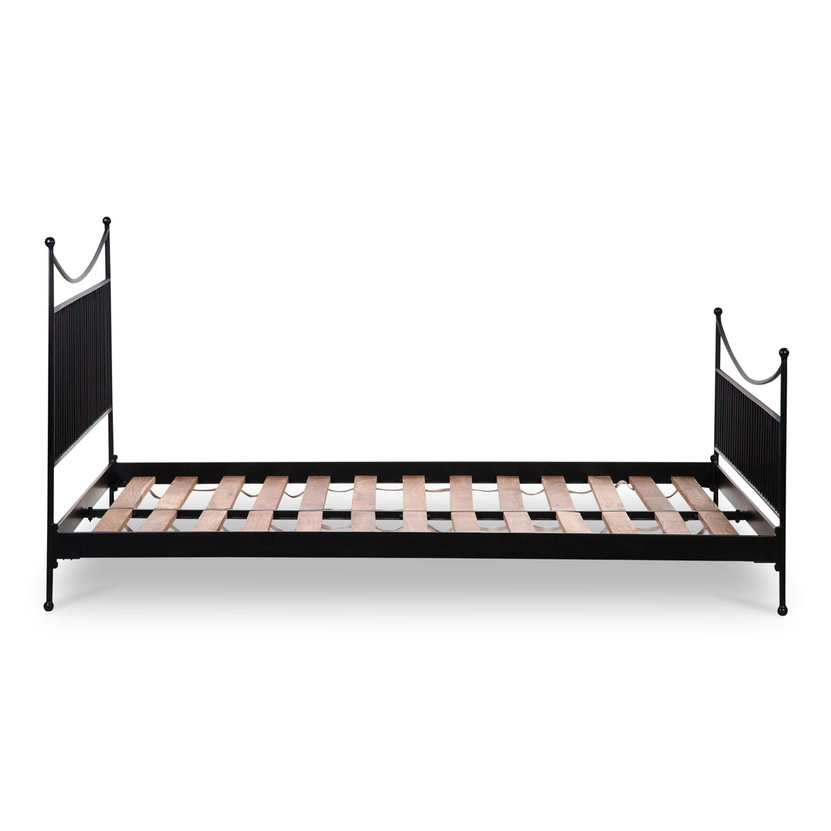 Monet Bed – 63.5" Iron and Acacia Bed (14)