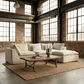 Cloud Oversized Modular Sectional Sofa with Ottoman – 102.3” Velvet Deep Seat Couch