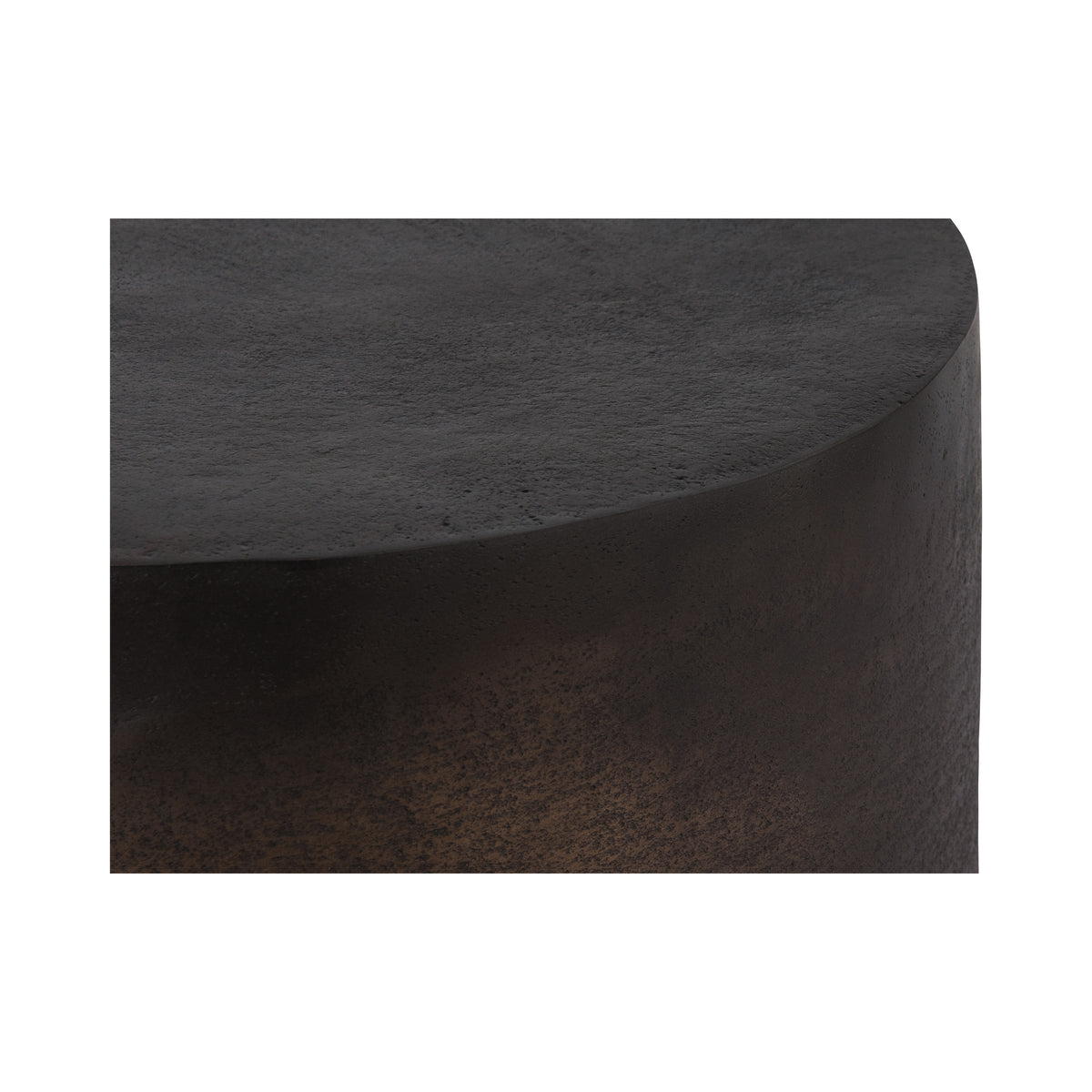 Kettel Accent Table – 19" Bronze Aluminum Drum Table (7)