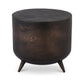 Kettel Accent Table – 19" Bronze Aluminum Drum Table (3)