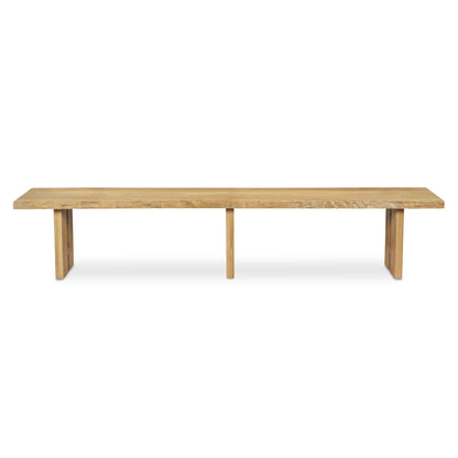 Tessa Dining Bench – 90" Live Edge Oak Dining Bench (1)