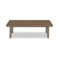 Lake Coffee Table – 54" Solid Oak Coffee Table (2 Colors) (2)