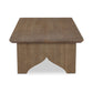 Lake Coffee Table – 54" Solid Oak Coffee Table (2 Colors) (4)