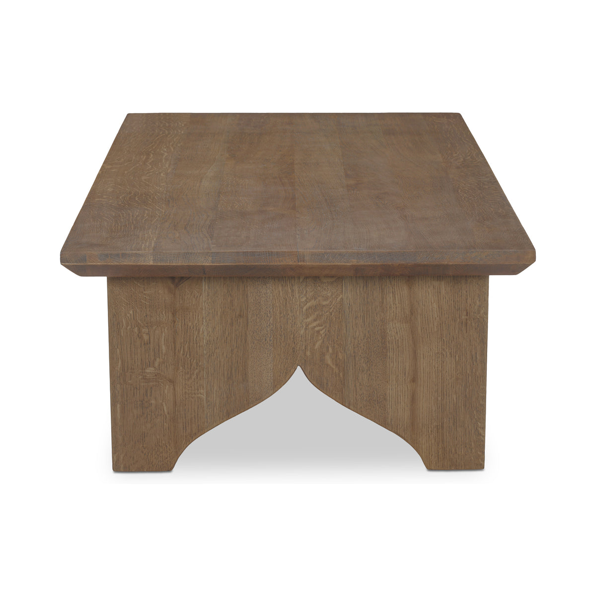 Lake Coffee Table – 54" Solid Oak Coffee Table (2 Colors) (4)
