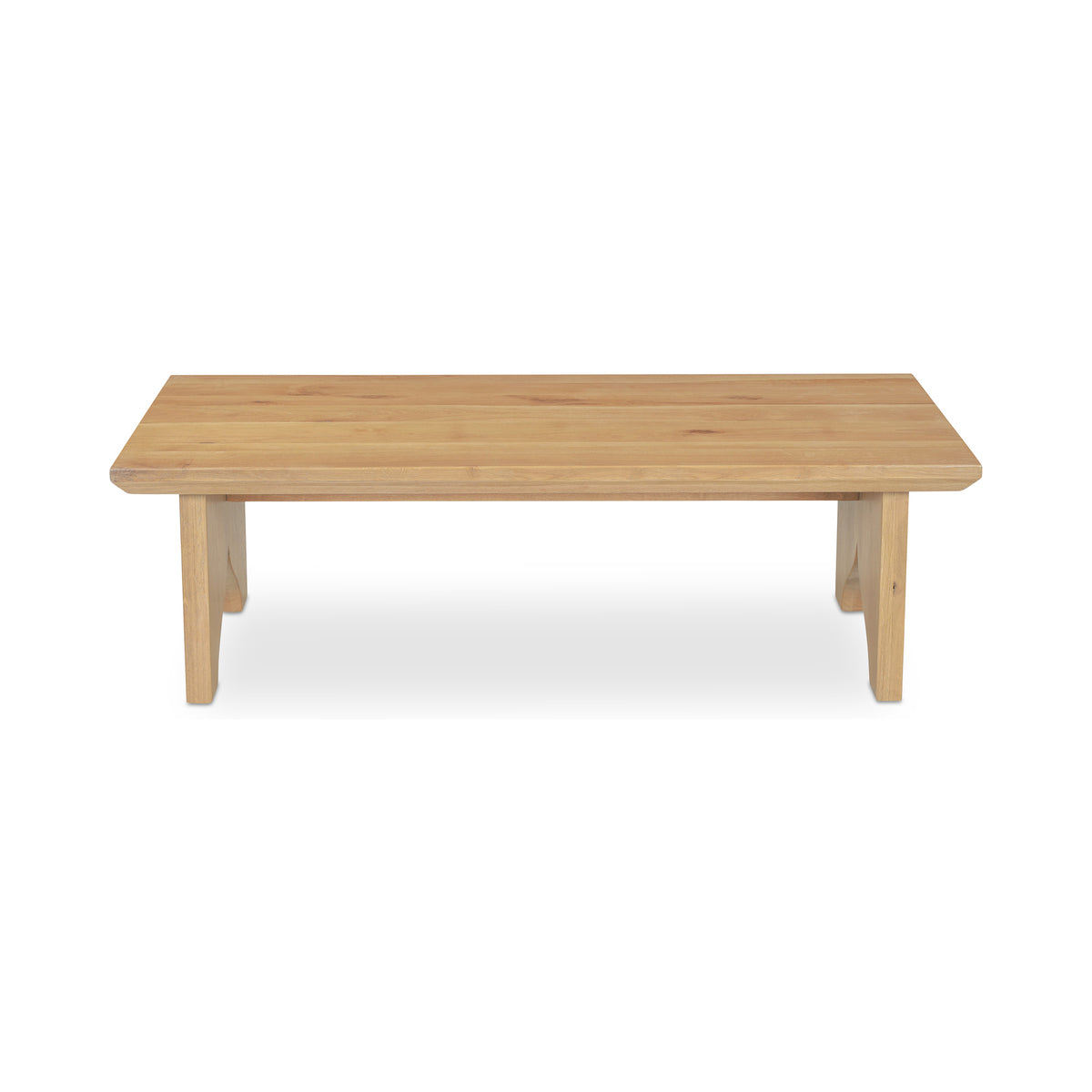 Lake Coffee Table – 54" Solid Oak Coffee Table (2 Colors) (12)