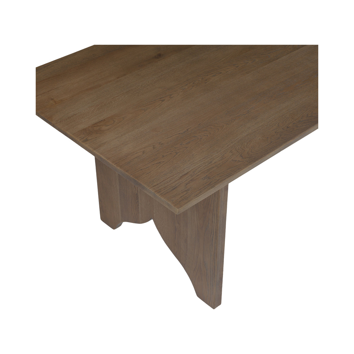 Lake Dining Table – 86" Solid Oak Dining Table (2 Colors) (7)