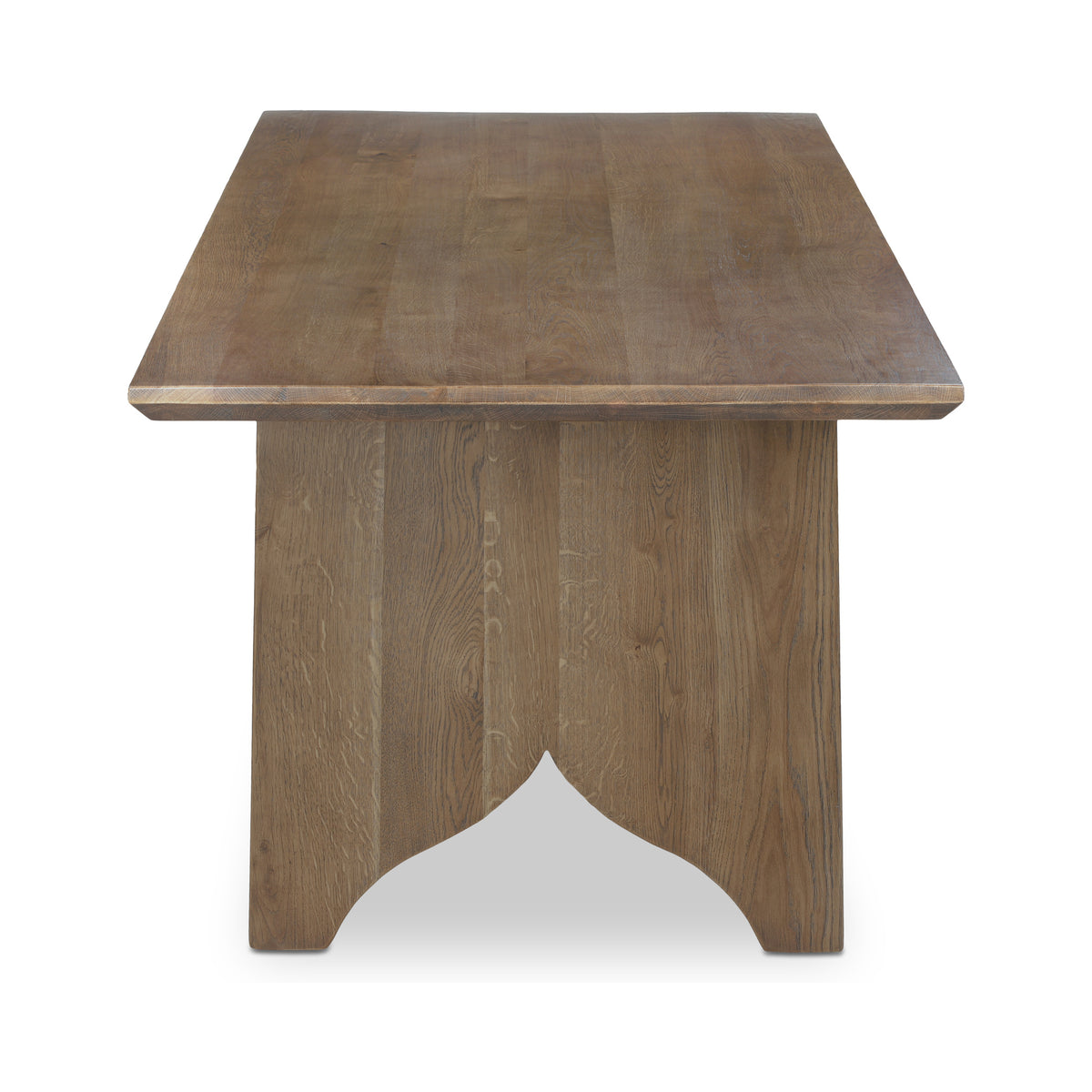 Lake Dining Table – 86" Solid Oak Dining Table (2 Colors) (4)