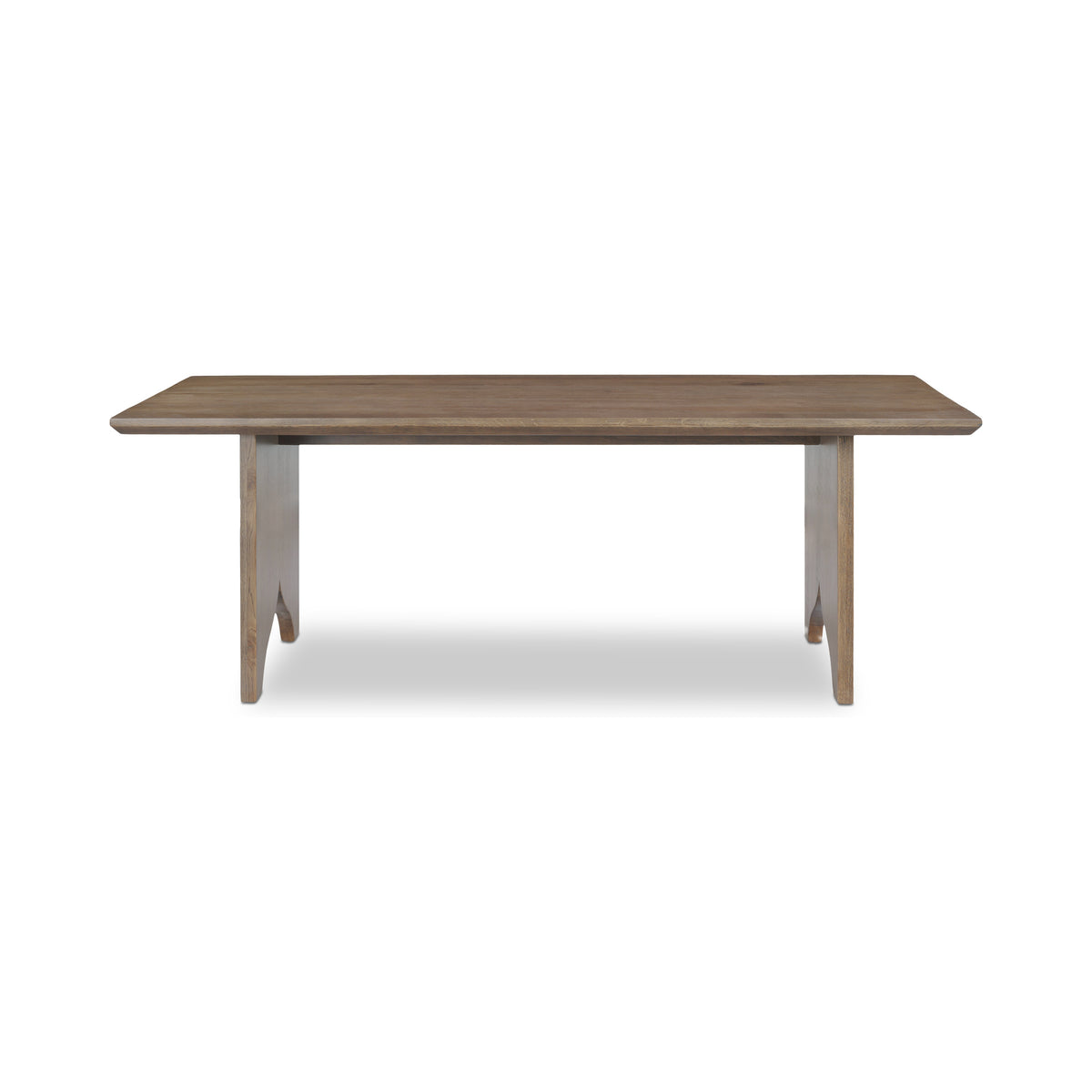 Lake Dining Table – 86" Solid Oak Dining Table (2 Colors) (1)