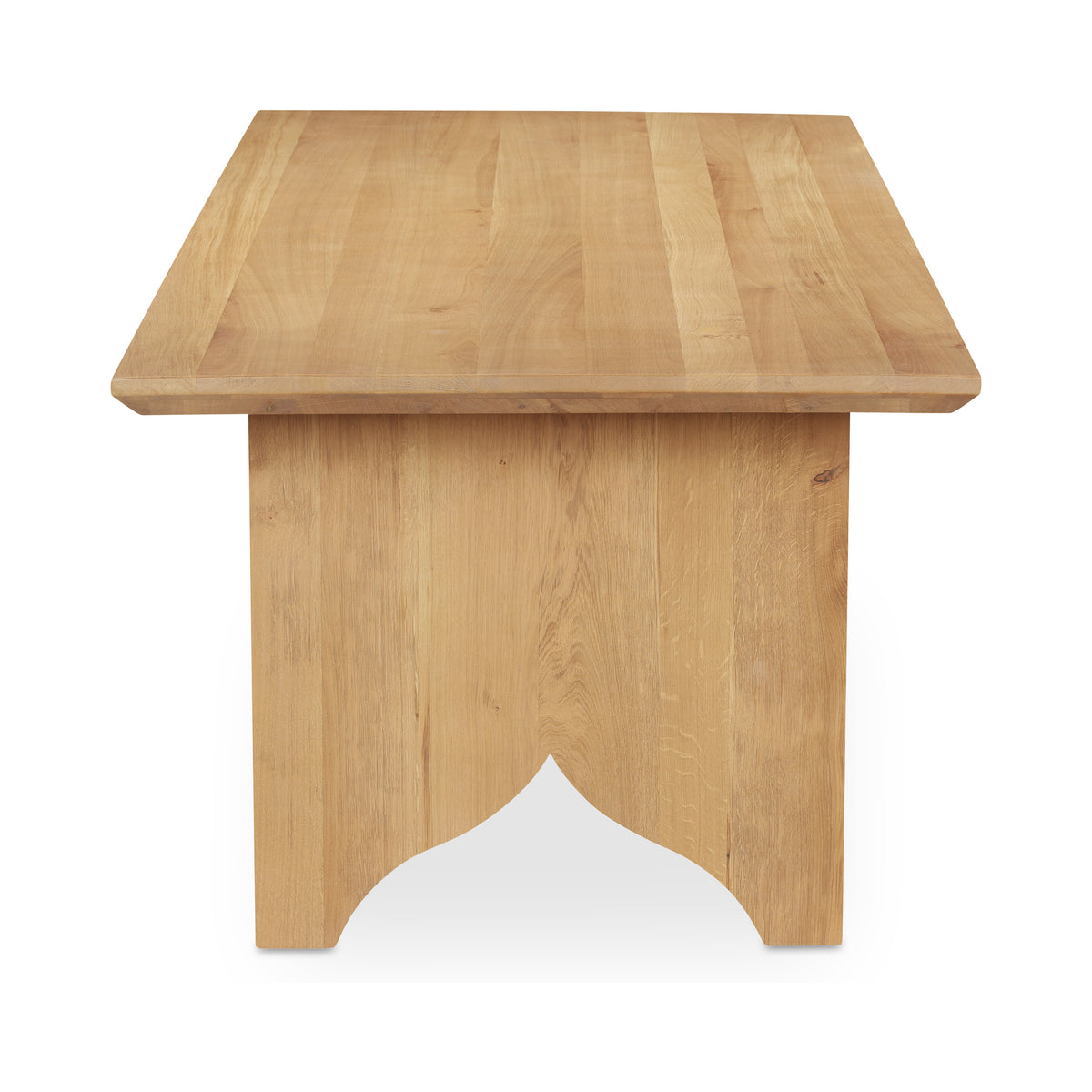 Lake Dining Table – 86" Solid Oak Dining Table (2 Colors) (14)
