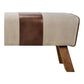 Pommel Bench – 52" Leather and Canvas Bench (3)
