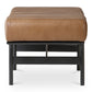 Harrison Bench – 54.75" Buffalo Leather Bench (2)