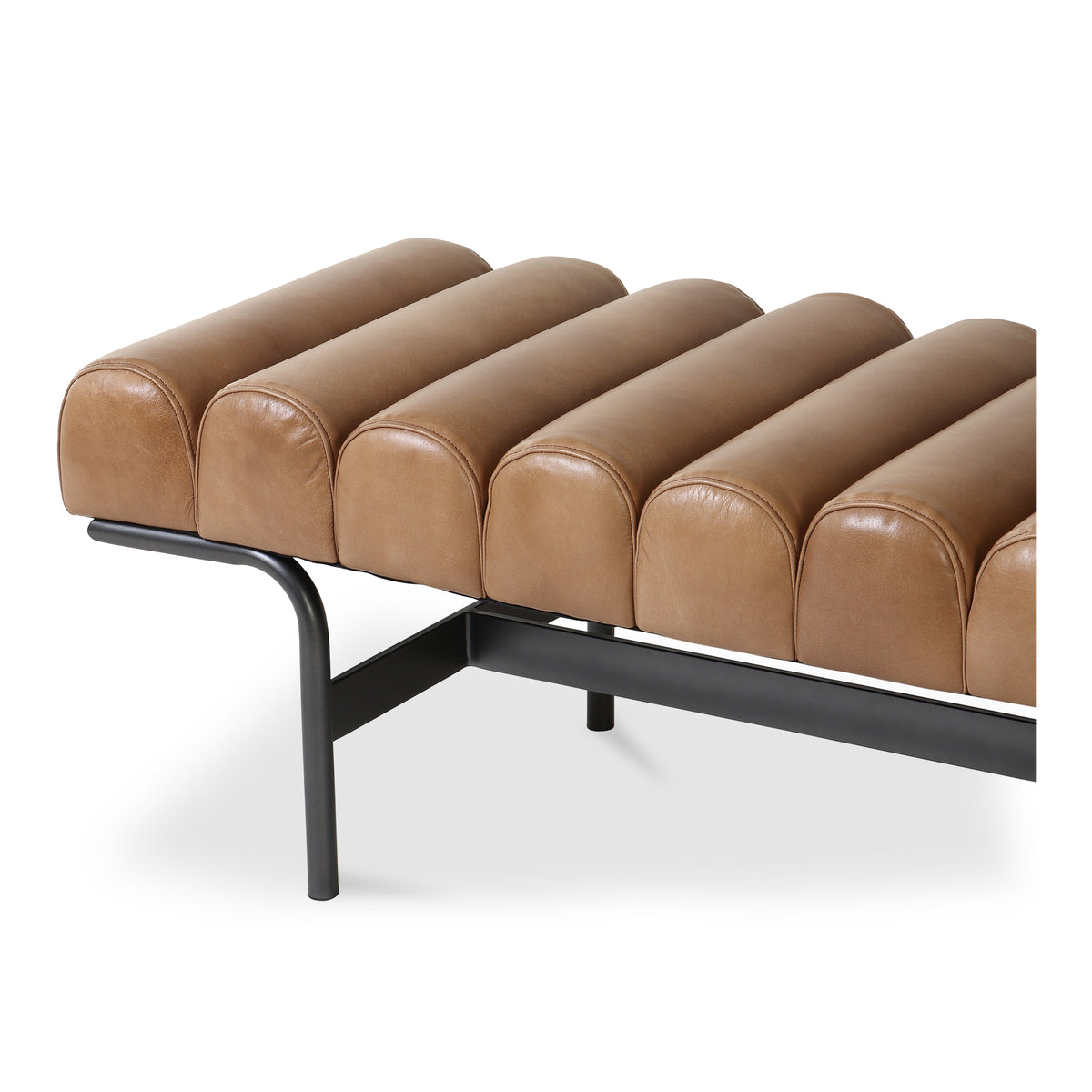 Harrison Bench – 54.75" Buffalo Leather Bench (4)