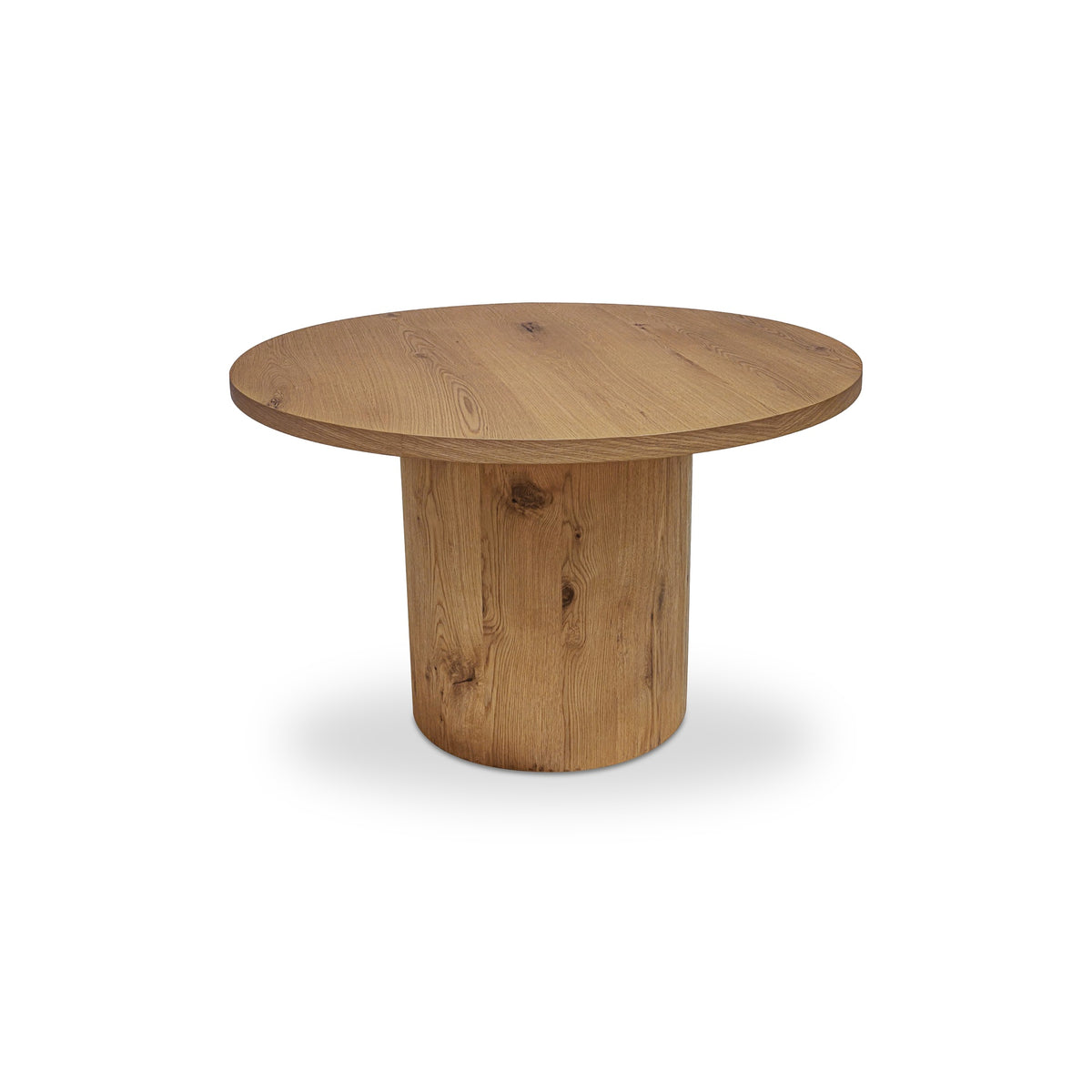 Hansen Dining Table – 48" Round Rustic Oak Dining Table (2)