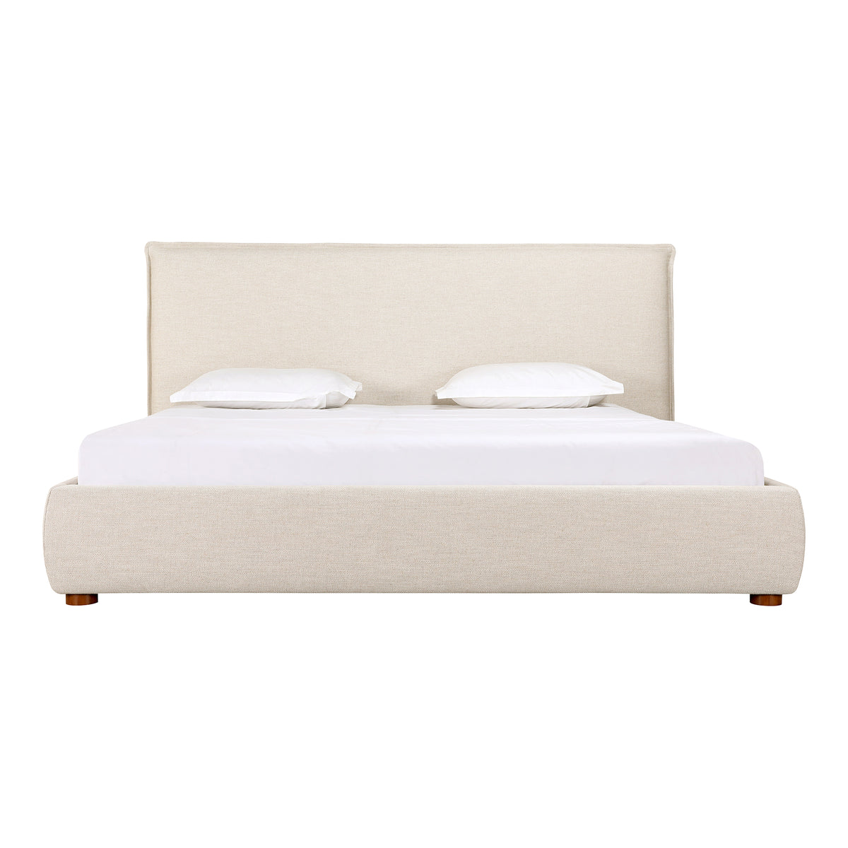 Luzon Bed – 70" Linen-Blend Upholstered Bed (2 Colors) (40)