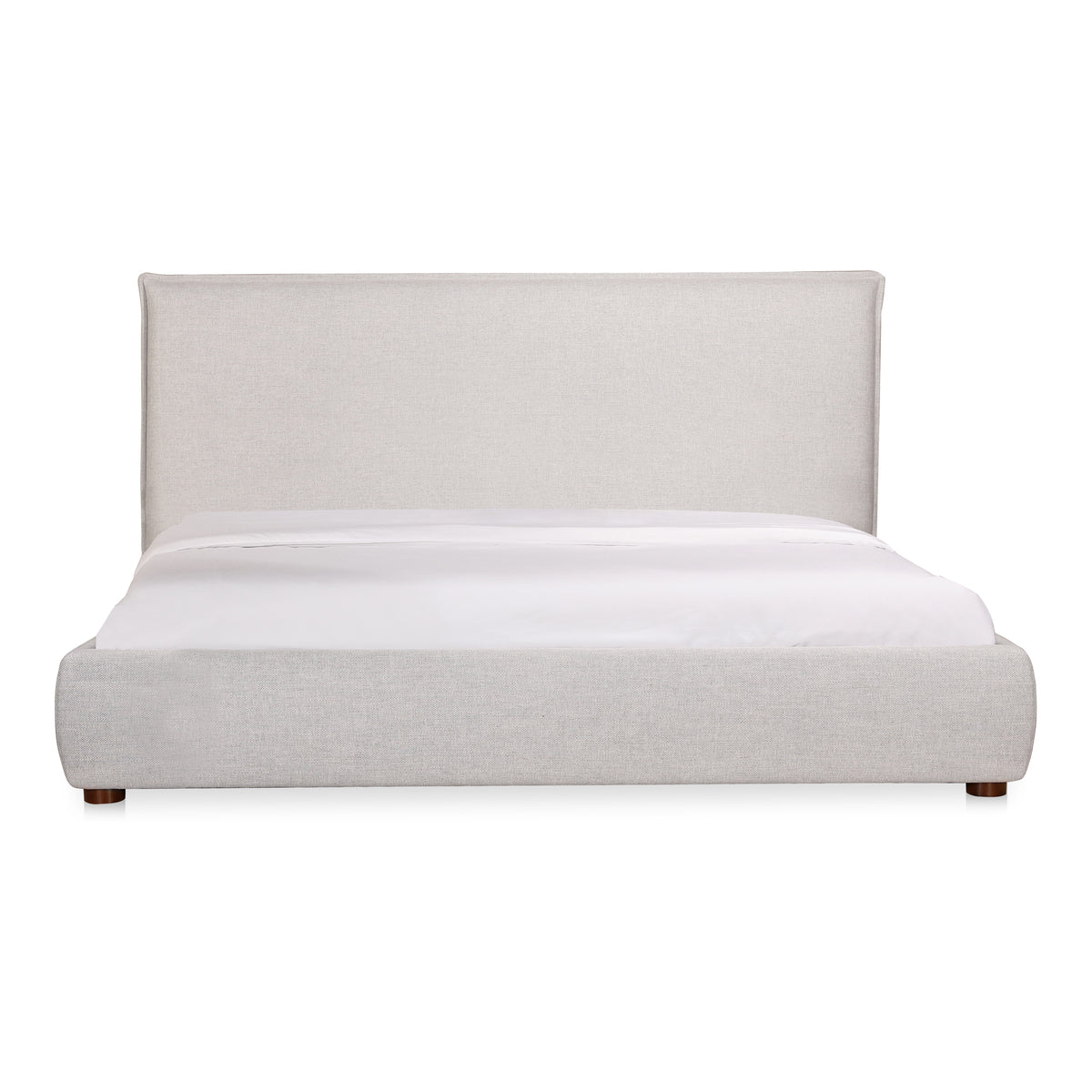 Luzon Bed – 70" Linen-Blend Upholstered Bed (2 Colors) (1)