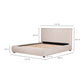 Luzon Bed – 70" Linen-Blend Upholstered Bed (2 Colors) (18)