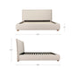 Luzon Bed – 70" Linen-Blend Upholstered Bed (2 Colors) (67)