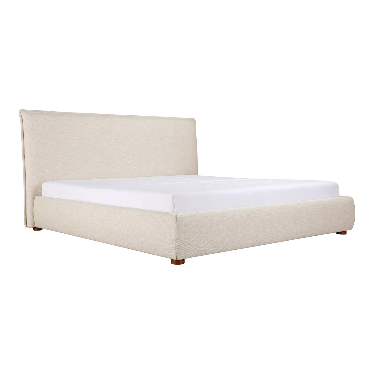 Luzon Bed – 70" Linen-Blend Upholstered Bed (2 Colors) (58)