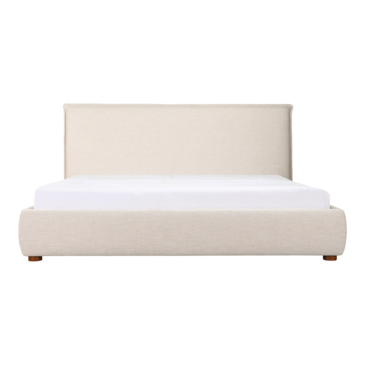 Luzon Bed – 70" Linen-Blend Upholstered Bed (2 Colors) (56)