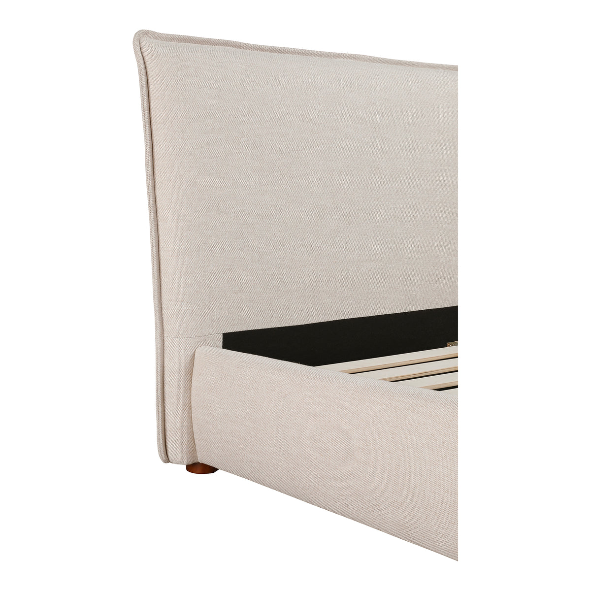 Luzon Bed – 70" Linen-Blend Upholstered Bed (2 Colors) (63)