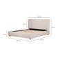 Luzon Bed – 70" Linen-Blend Upholstered Bed (2 Colors) (37)