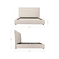 Luzon Bed – 70" Linen-Blend Upholstered Bed (2 Colors) (81)