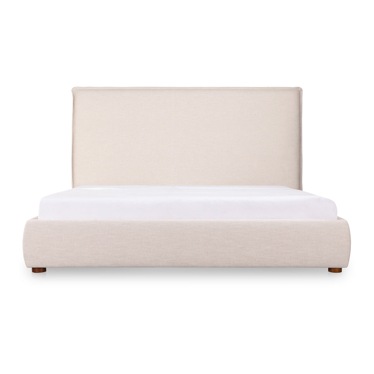 Luzon Bed – 70" Linen-Blend Upholstered Bed (2 Colors) (68)