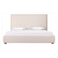 Luzon Bed – 70" Linen-Blend Upholstered Bed (2 Colors) (70)