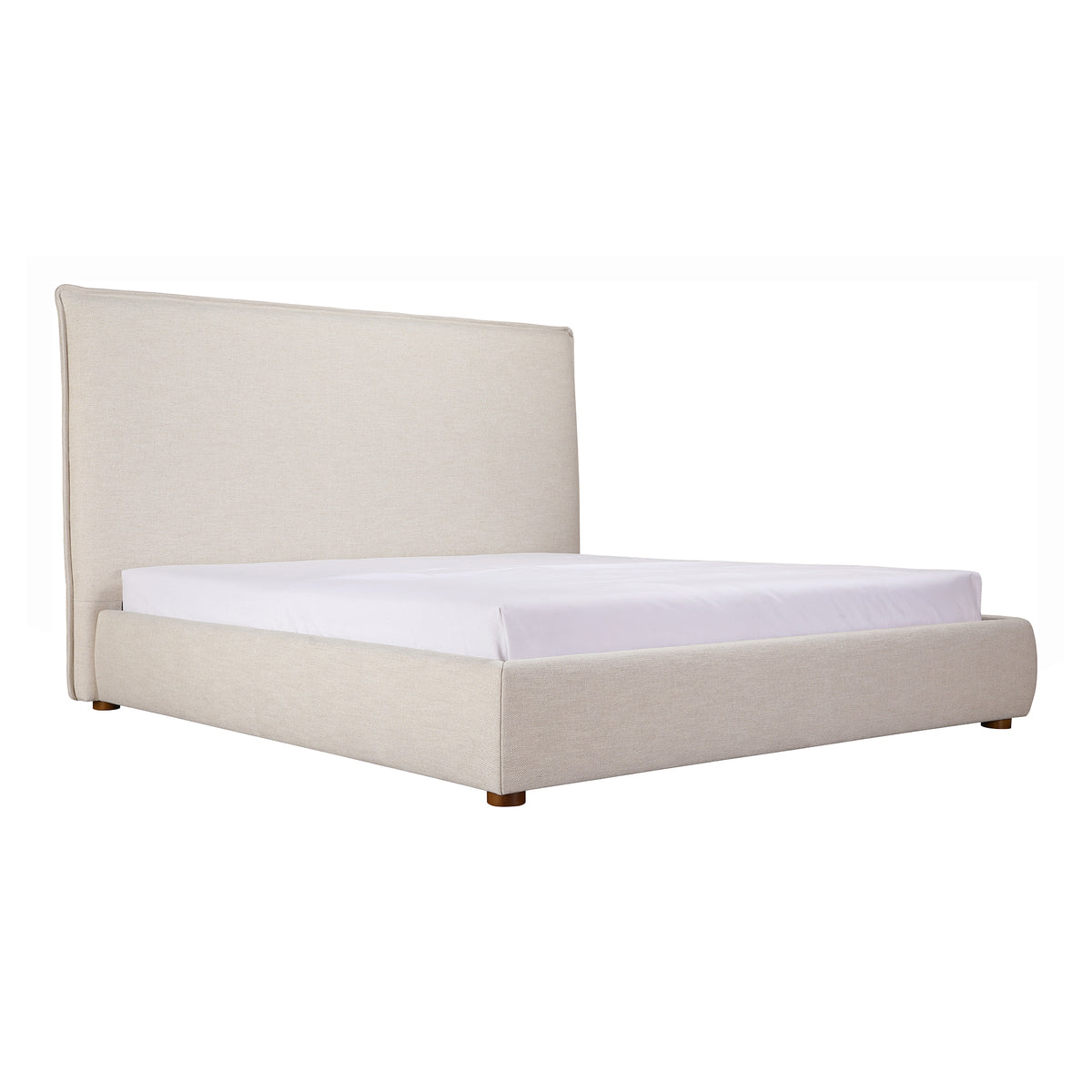 Luzon Bed – 70" Linen-Blend Upholstered Bed (2 Colors) (73)
