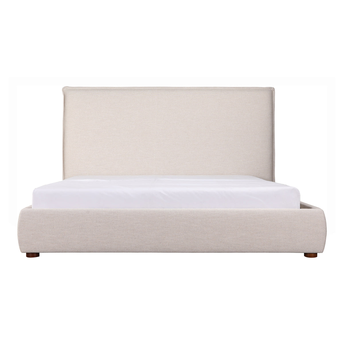 Luzon Bed – 70" Linen-Blend Upholstered Bed (2 Colors) (71)