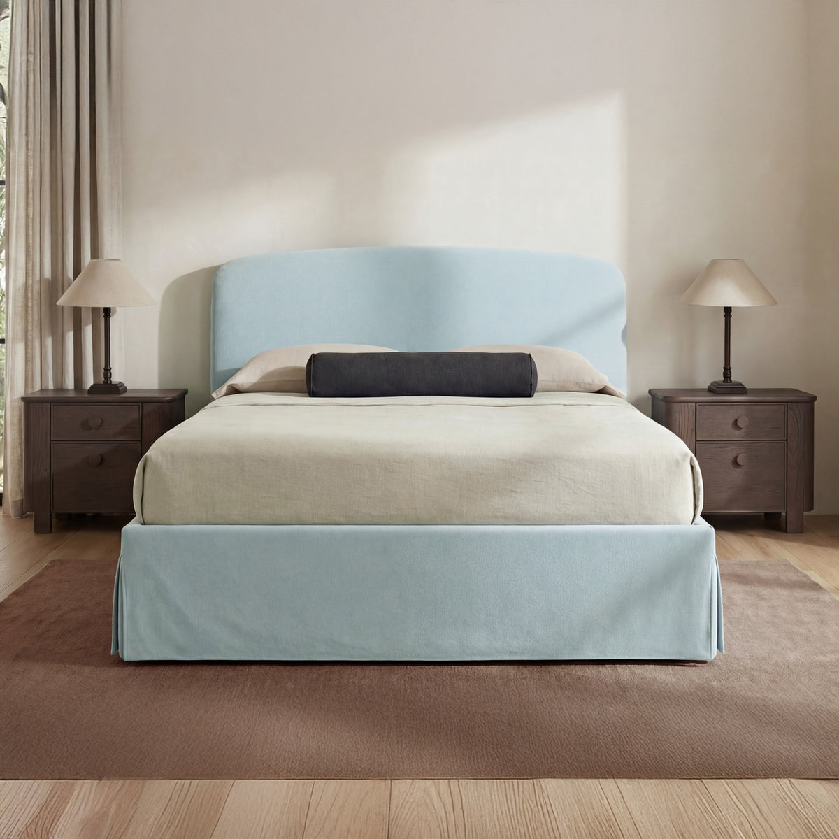 Joan Storage Bed – 86" Upholstered Lift-Up Storage Bed (4 Colors) (73)