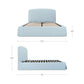 Joan Storage Bed – 86" Upholstered Lift-Up Storage Bed (4 Colors) (74)