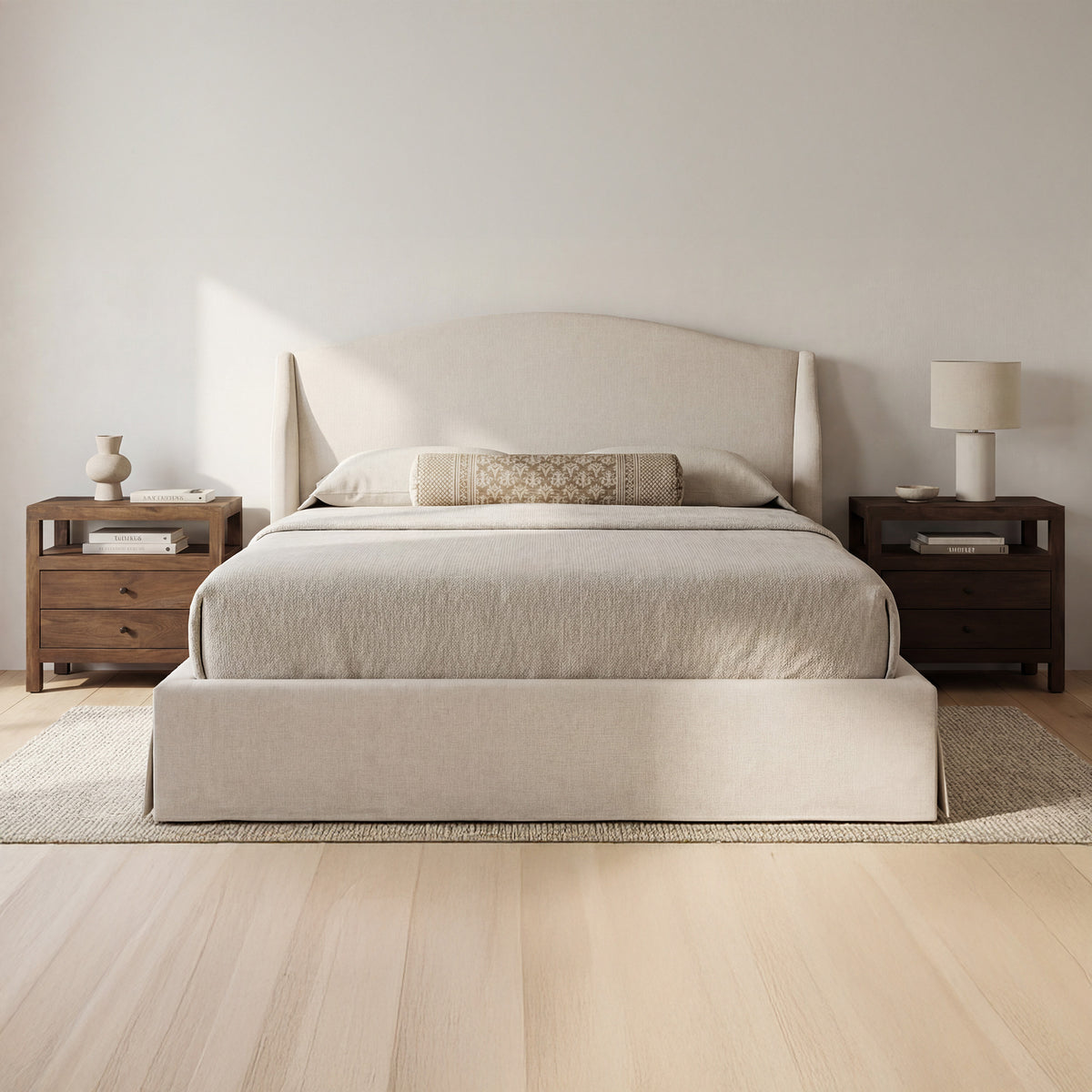Weston Storage Bed – 88.58" Wingback Upholstered Storage Bed (2 Colors) (14)